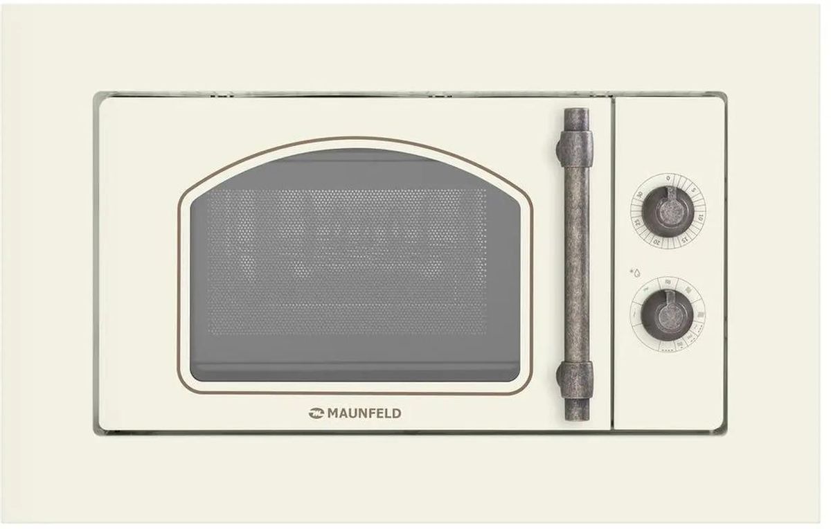 Встраиваемая микроволновая печь MAUNFELD JBMO.20.5ERIB, 20л, 700Вт, слоновая кость [ут000009717]